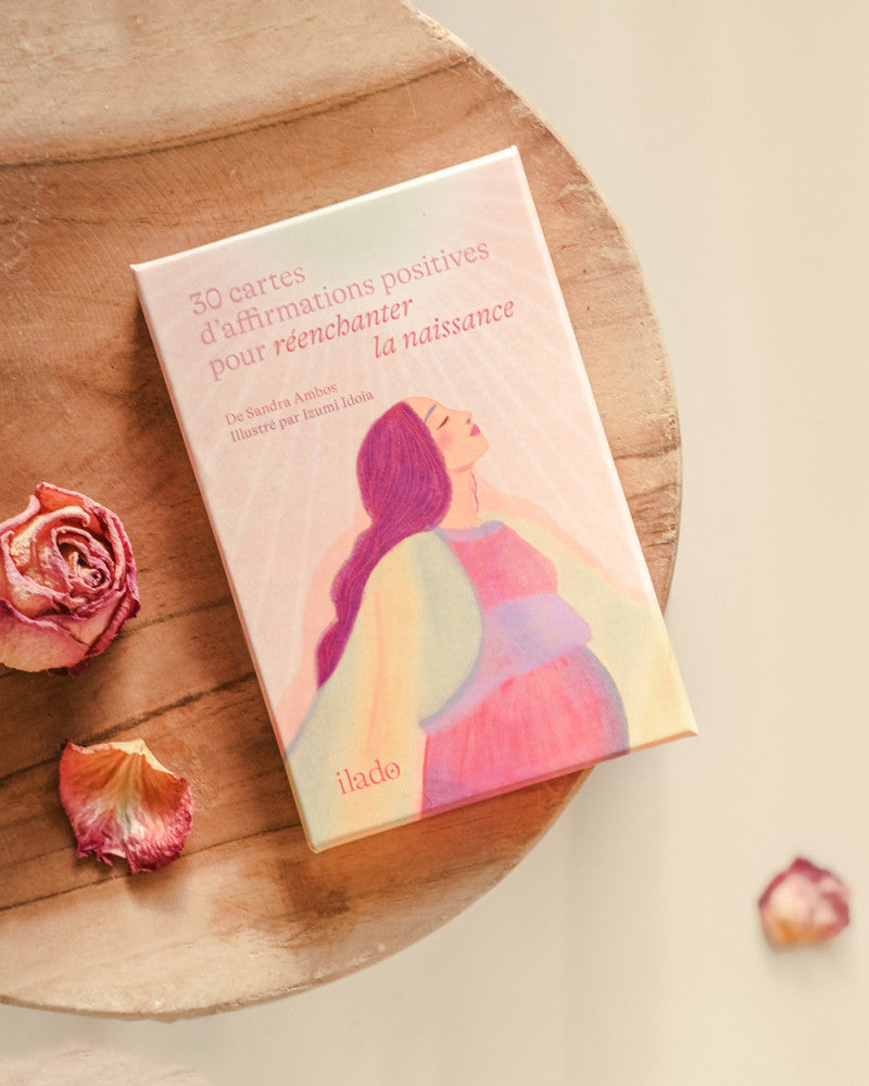 Cartes d'affirmations positives pour la naissance