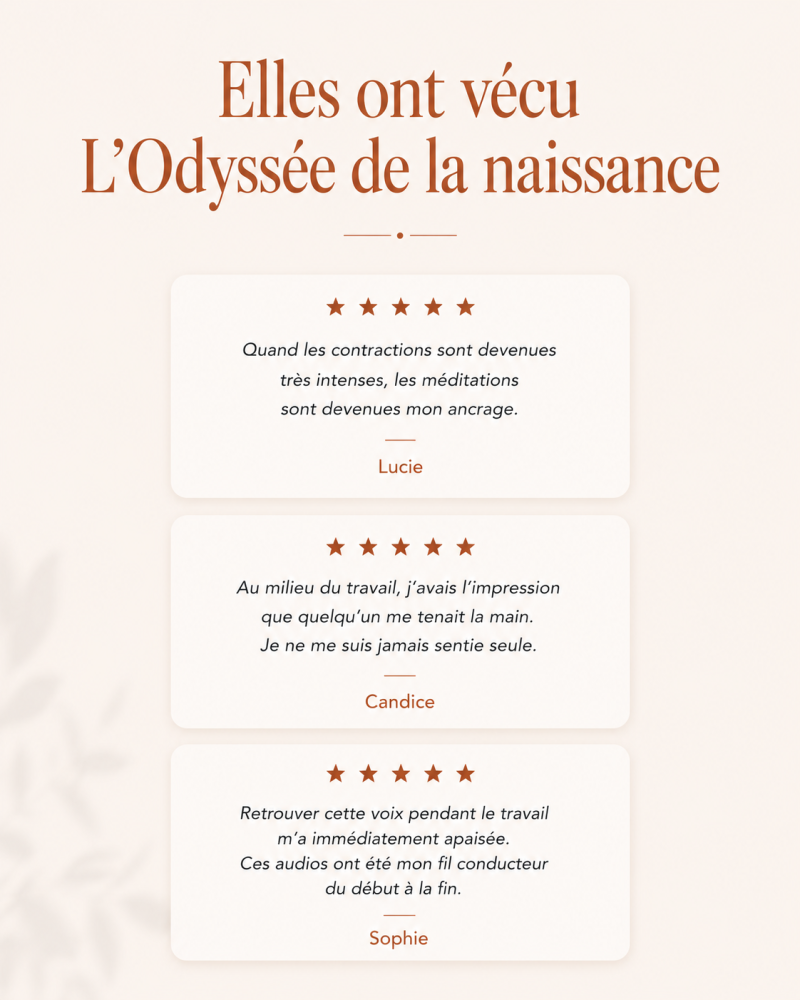 Coffret Audio : L'Odyssée de la Naissance