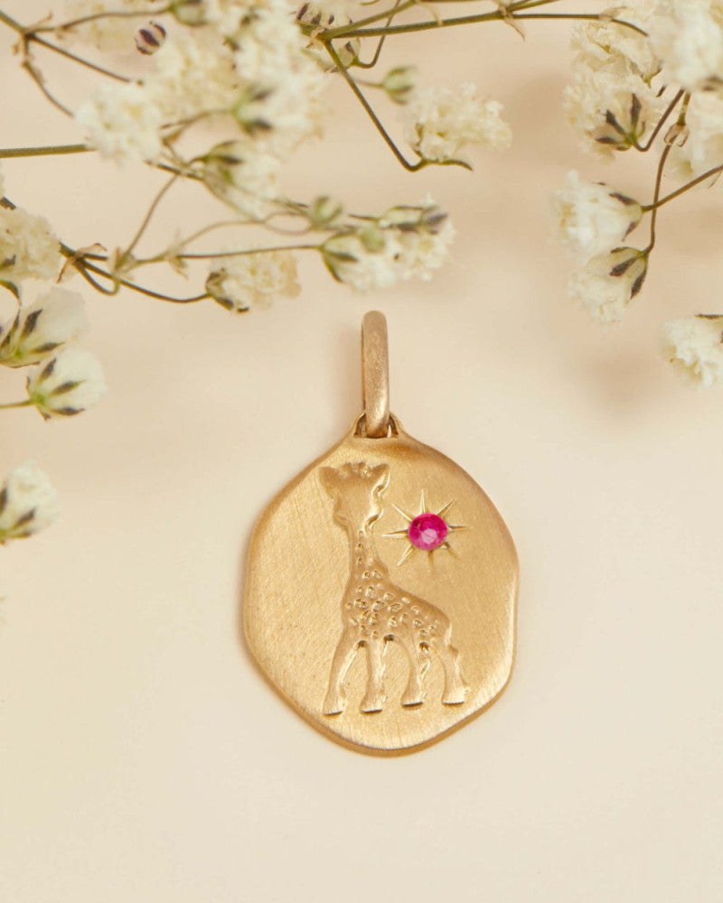 Médaille de naissance Sophie la Girafe