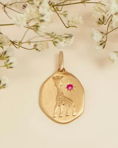 Médaille de naissance Sophie la Girafe