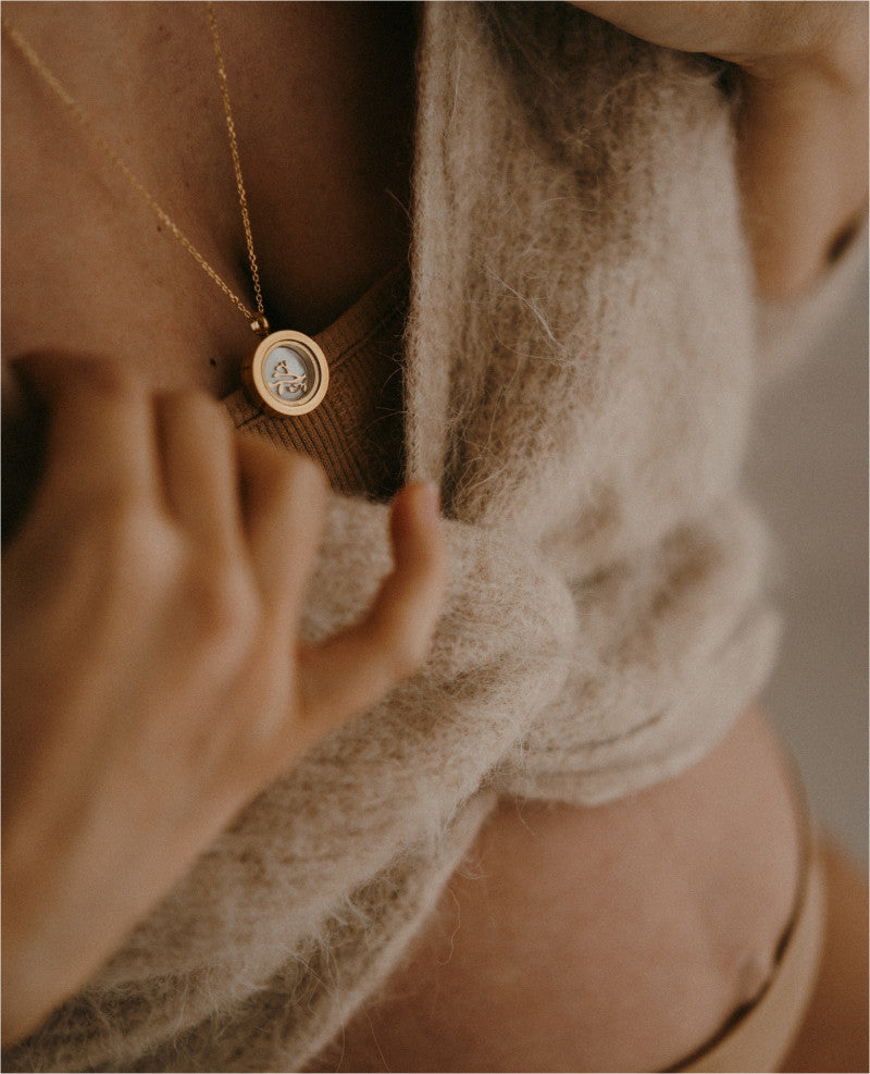 Collier amulette personnalisable
