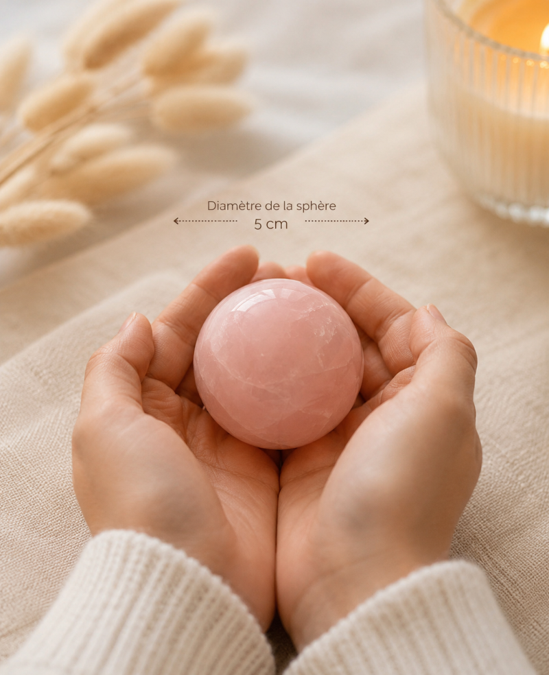 Sphère Bien-être en Pierre naturelle